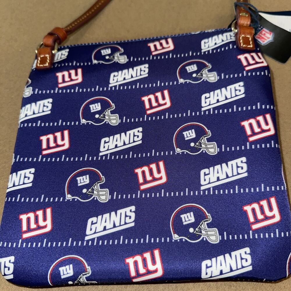 Dooney & Bourke X NY Giants Signature Small Zip Crossbody Purse - Picture 10 of 12